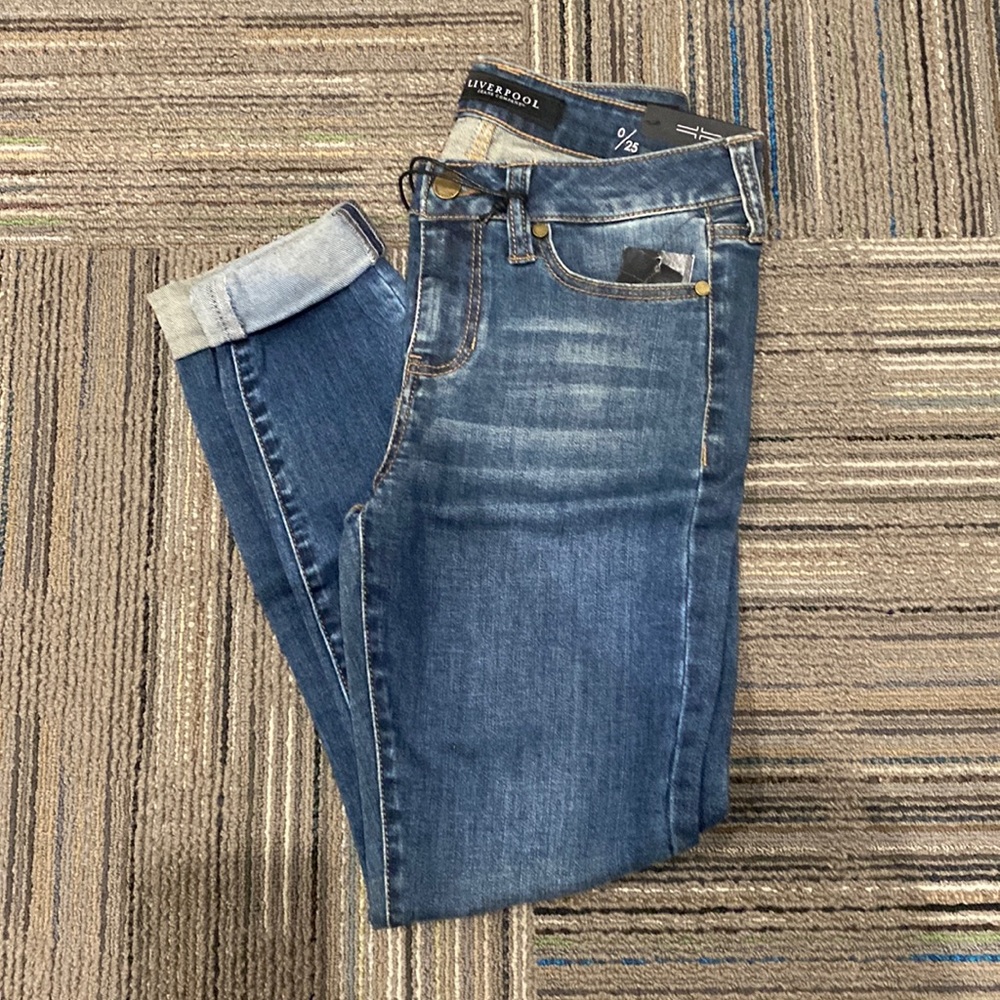 Liverpool Cropped Jeans